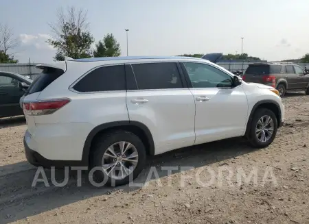 TOYOTA HIGHLANDER 2015 vin 5TDJKRFH3FS190690 from auto auction Copart