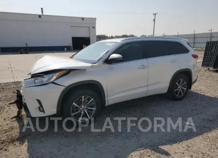 TOYOTA HIGHLAND 2018 vin 5TDJZRFH0JS815471 from auto auction Copart