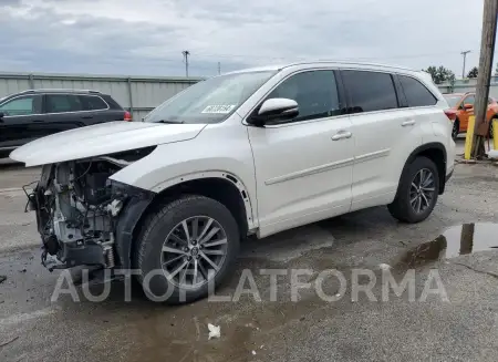 TOYOTA HIGHLANDER 2017 vin 5TDJZRFH3HS423319 from auto auction Copart