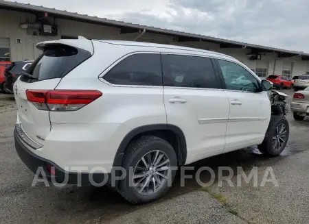 TOYOTA HIGHLANDER 2017 vin 5TDJZRFH3HS423319 from auto auction Copart