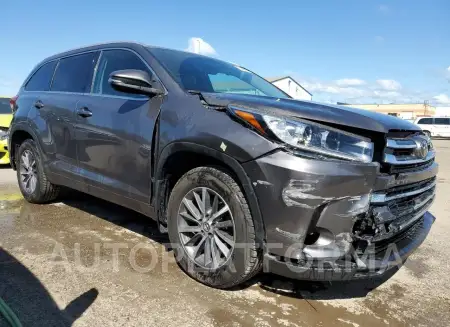 TOYOTA HIGHLANDER 2017 vin 5TDJZRFH4HS407999 from auto auction Copart