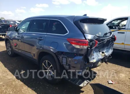 TOYOTA HIGHLANDER 2017 vin 5TDJZRFH5HS425282 from auto auction Copart