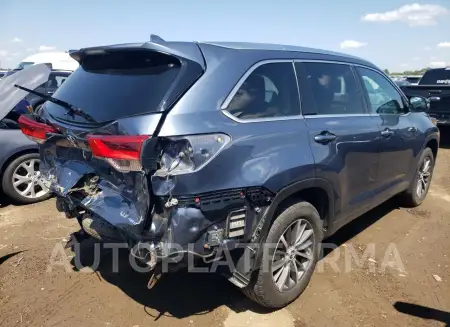 TOYOTA HIGHLANDER 2017 vin 5TDJZRFH5HS425282 from auto auction Copart