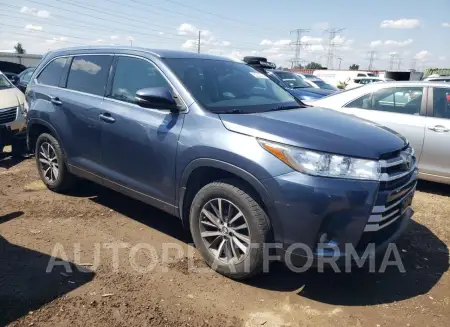 TOYOTA HIGHLANDER 2017 vin 5TDJZRFH5HS425282 from auto auction Copart