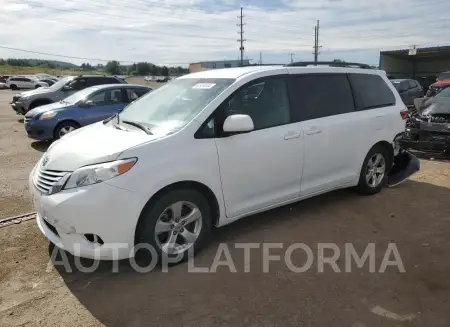 Toyota Sienna LE 2016 2016 vin 5TDKK3DCXGS741451 from auto auction Copart