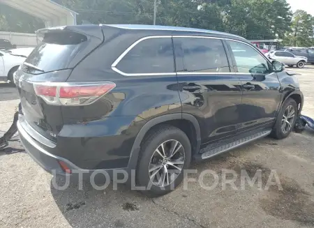 TOYOTA HIGHLANDER 2016 vin 5TDKKRFH1GS507260 from auto auction Copart