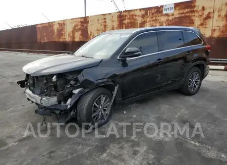 TOYOTA HIGHLANDER 2019 vin 5TDKZRFH5KS563917 from auto auction Copart