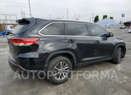 TOYOTA HIGHLANDER 2019 vin 5TDKZRFH5KS563917 from auto auction Copart