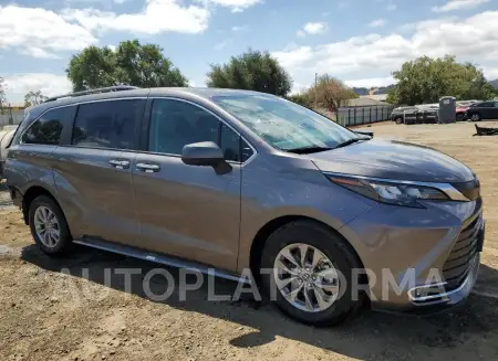 TOYOTA SIENNA XLE 2024 vin 5TDYRKEC0RS208381 from auto auction Copart