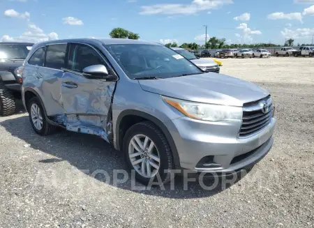 TOYOTA HIGHLANDER 2016 vin 5TDZARFH8GS022969 from auto auction Copart