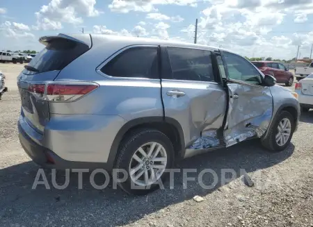 TOYOTA HIGHLANDER 2016 vin 5TDZARFH8GS022969 from auto auction Copart