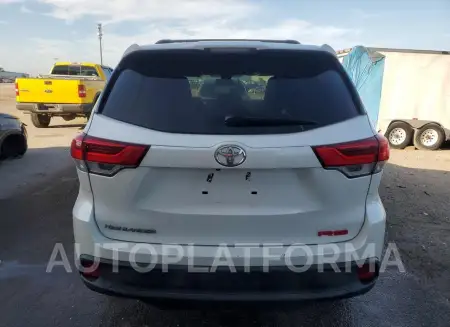 TOYOTA HIGHLANDER 2018 vin 5TDZZRFH2JS276242 from auto auction Copart