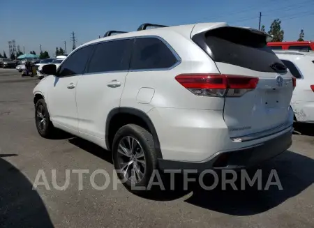 TOYOTA HIGHLANDER 2018 vin 5TDZZRFH8JS248557 from auto auction Copart