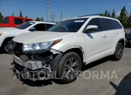 Toyota Highlander 2018 2018 vin 5TDZZRFH8JS248557 from auto auction Copart