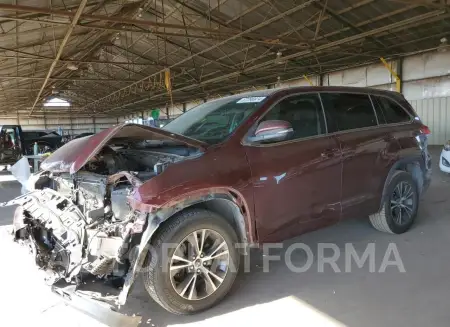 Toyota Highlander 2018 2018 vin 5TDZZRFH9JS265173 from auto auction Copart