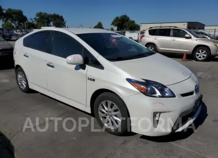 TOYOTA PRIUS PLUG 2015 vin JTDKN3DP9F3069344 from auto auction Copart