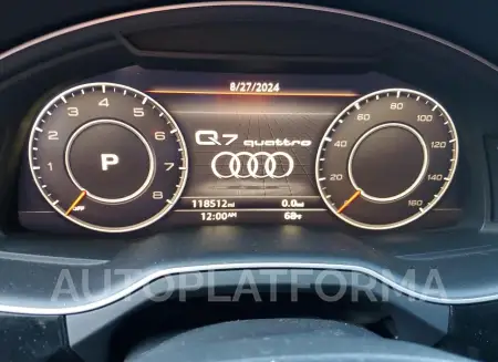 AUDI Q7 PREMIUM 2017 vin WA1LAAF73HD005440 from auto auction Copart