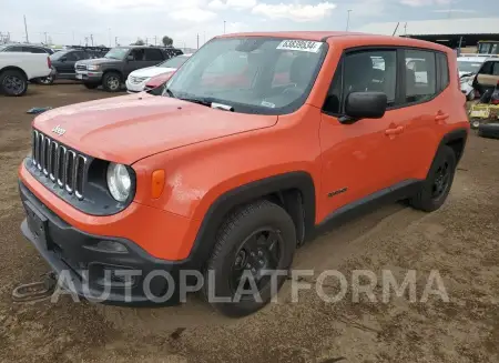 Jeep Renegade 2016 2016 vin ZACCJAAT1GPD43803 from auto auction Copart