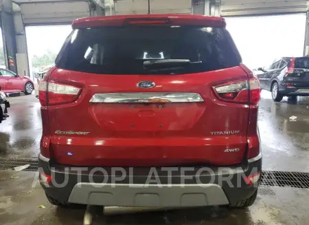 FORD ECOSPORT T 2018 vin MAJ6P1WL4JC172194 from auto auction Copart