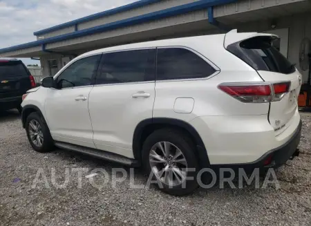 TOYOTA HIGHLANDER 2016 vin 5TDBKRFH4GS231611 from auto auction Copart