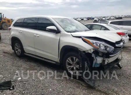 TOYOTA HIGHLANDER 2016 vin 5TDBKRFH4GS231611 from auto auction Copart