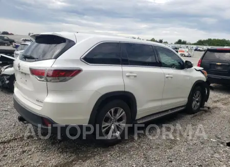 TOYOTA HIGHLANDER 2016 vin 5TDBKRFH4GS231611 from auto auction Copart