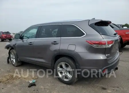 TOYOTA HIGHLANDER 2016 vin 5TDDKRFH0GS327325 from auto auction Copart