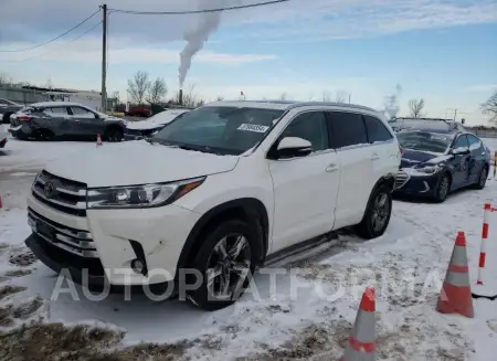 Toyota Highlander 2018 2018 vin 5TDDZRFH9JS807124 from auto auction Copart