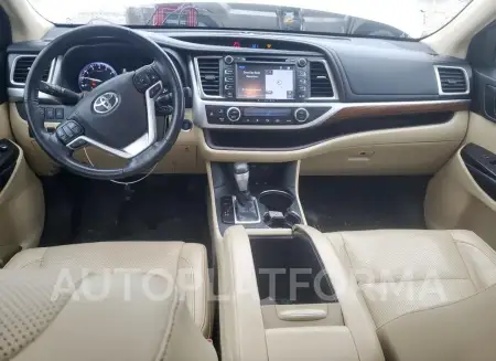 TOYOTA HIGHLANDER 2018 vin 5TDDZRFH9JS807124 from auto auction Copart