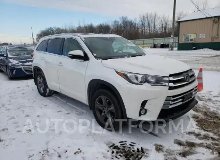 TOYOTA HIGHLANDER 2018 vin 5TDDZRFH9JS807124 from auto auction Copart