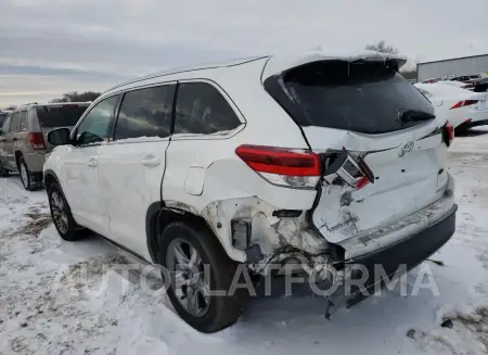 TOYOTA HIGHLANDER 2018 vin 5TDDZRFH9JS807124 from auto auction Copart