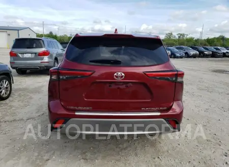 TOYOTA HIGHLANDER 2021 vin 5TDFZRBH4MS143754 from auto auction Copart