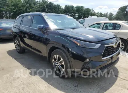 TOYOTA HIGHLANDER 2022 vin 5TDGZRAH9NS107923 from auto auction Copart