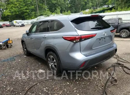 TOYOTA HIGHLANDER 2021 vin 5TDHZRBH8MS090453 from auto auction Copart