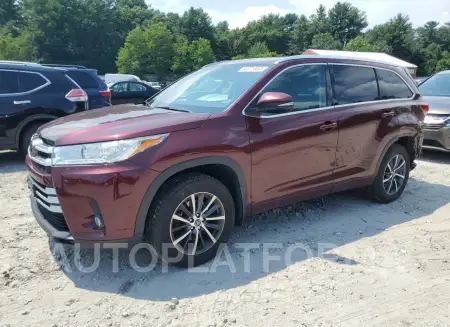 Toyota Highlander 2017 2017 vin 5TDJZRFHXHS362566 from auto auction Copart