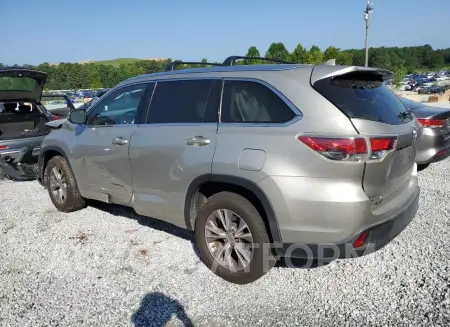 TOYOTA HIGHLANDER 2015 vin 5TDKKRFH2FS046309 from auto auction Copart