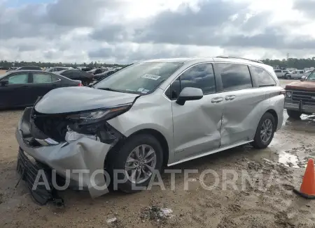 Toyota Sienna LE 2021 2021 vin 5TDKRKEC5MS038453 from auto auction Copart