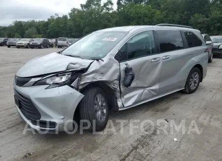 Toyota Sienna LE 2022 2022 vin 5TDKRKECXNS095409 from auto auction Copart