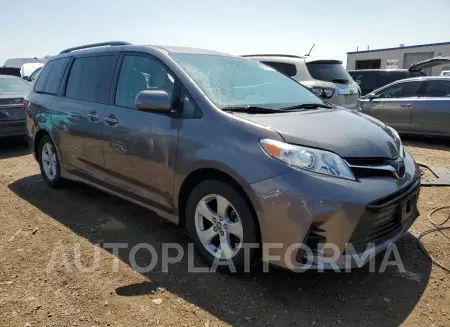 TOYOTA SIENNA LE 2020 vin 5TDKZ3DC1LS065509 from auto auction Copart