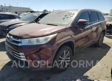 TOYOTA HIGHLANDER 2019 vin 5TDKZRFH1KS309086 from auto auction Copart