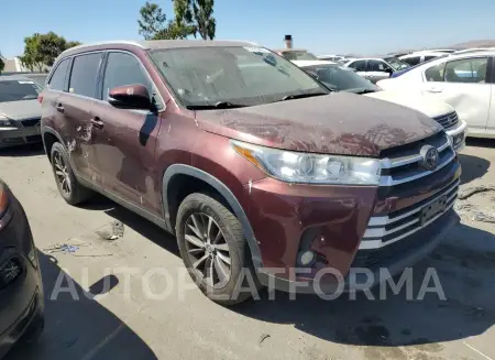 TOYOTA HIGHLANDER 2019 vin 5TDKZRFH1KS309086 from auto auction Copart