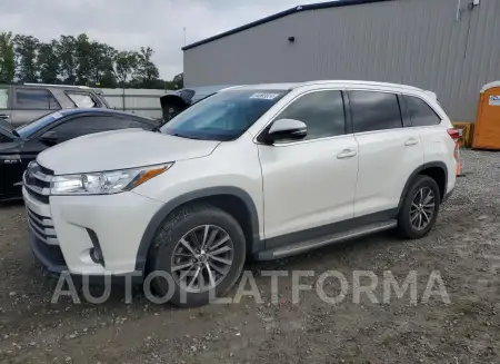 Toyota Highlander 2019 2019 vin 5TDKZRFH1KS566281 from auto auction Copart