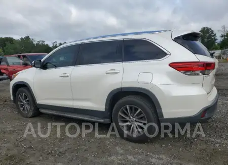 TOYOTA HIGHLANDER 2019 vin 5TDKZRFH1KS566281 from auto auction Copart