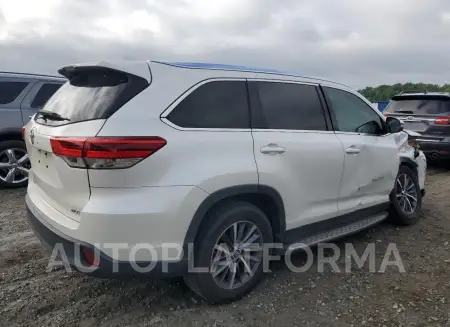 TOYOTA HIGHLANDER 2019 vin 5TDKZRFH1KS566281 from auto auction Copart