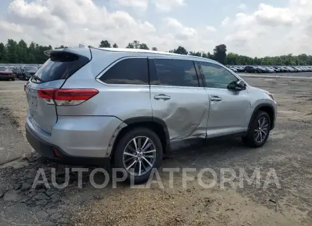 TOYOTA HIGHLANDER 2019 vin 5TDKZRFH3KS338962 from auto auction Copart