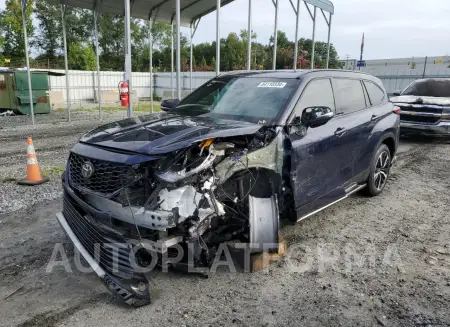 Toyota Highlander 2022 2022 vin 5TDLZRBH4NS207747 from auto auction Copart