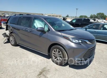 TOYOTA SIENNA XLE 2023 vin 5TDYRKEC1PS144011 from auto auction Copart