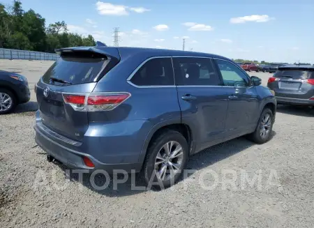 TOYOTA HIGHLANDER 2015 vin 5TDZKRFH8FS108455 from auto auction Copart