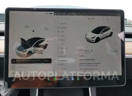 TESLA MODEL 3 2019 vin 5YJ3E1EA6KF401563 from auto auction Copart