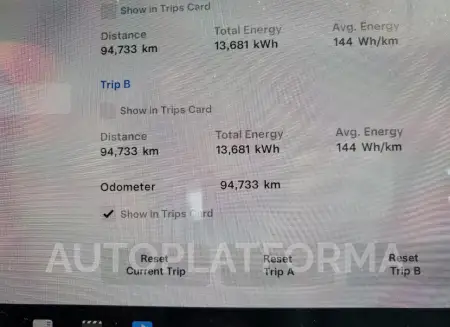 TESLA MODEL 3 2022 vin 5YJ3E1EA9NF196230 from auto auction Copart